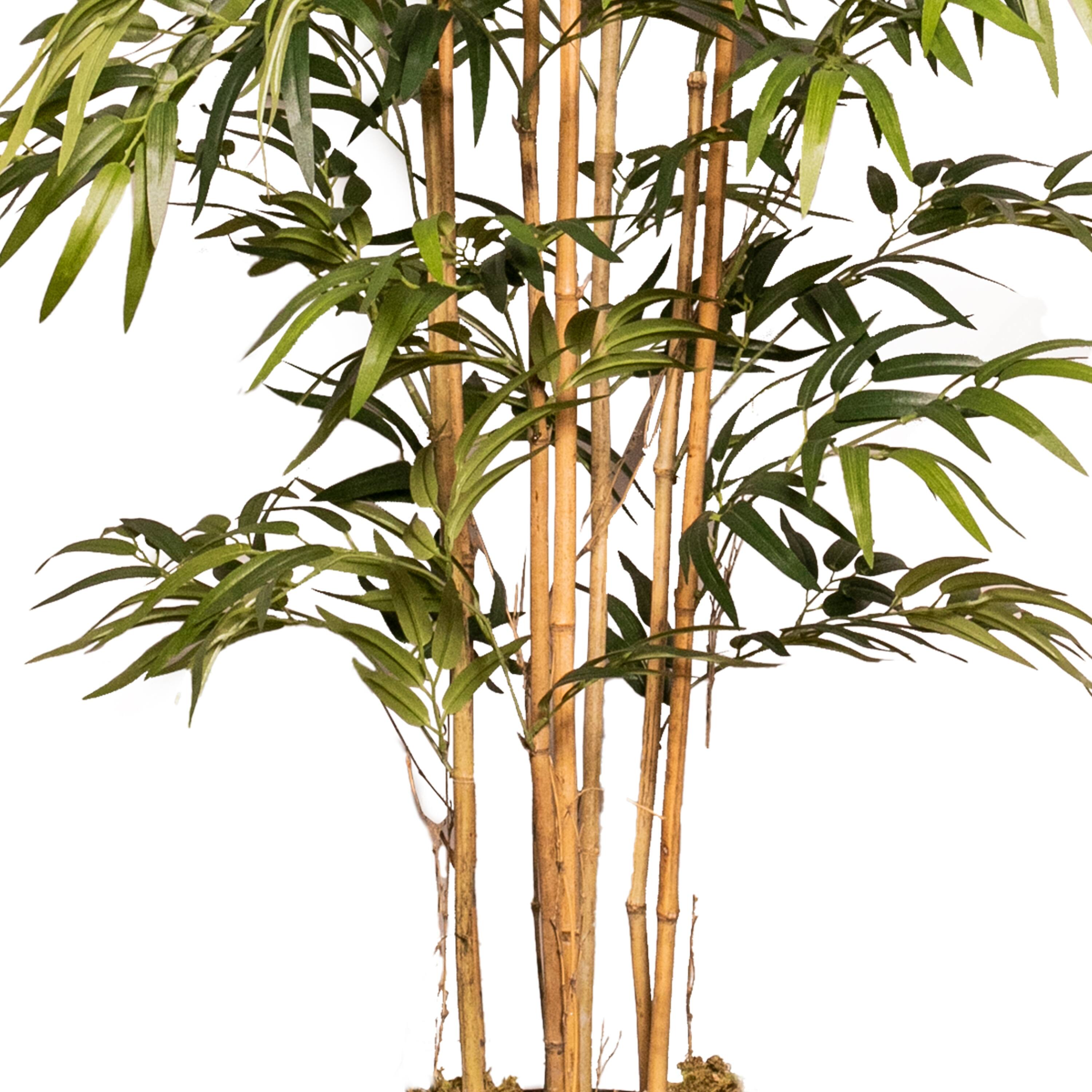 Vintage Home 50" High Faux Bamboo Tree With Fiberstone Planter For Home